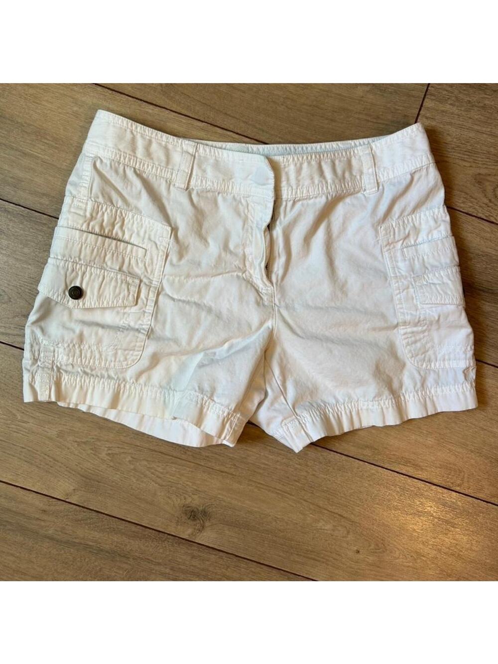 Jcrew white cargo shorts